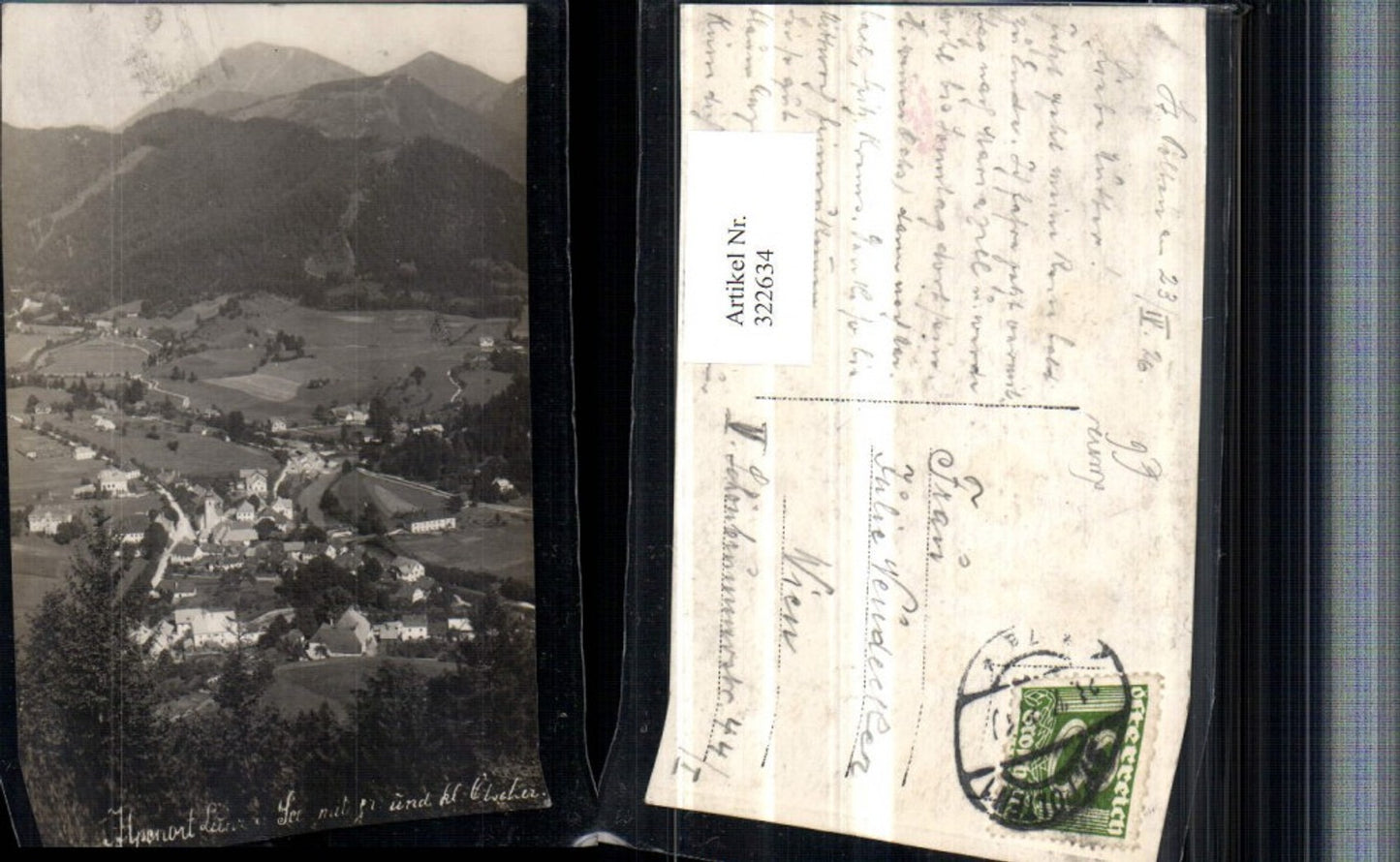 322634,Lunz am See Totale m. Ötscher Bergkulisse