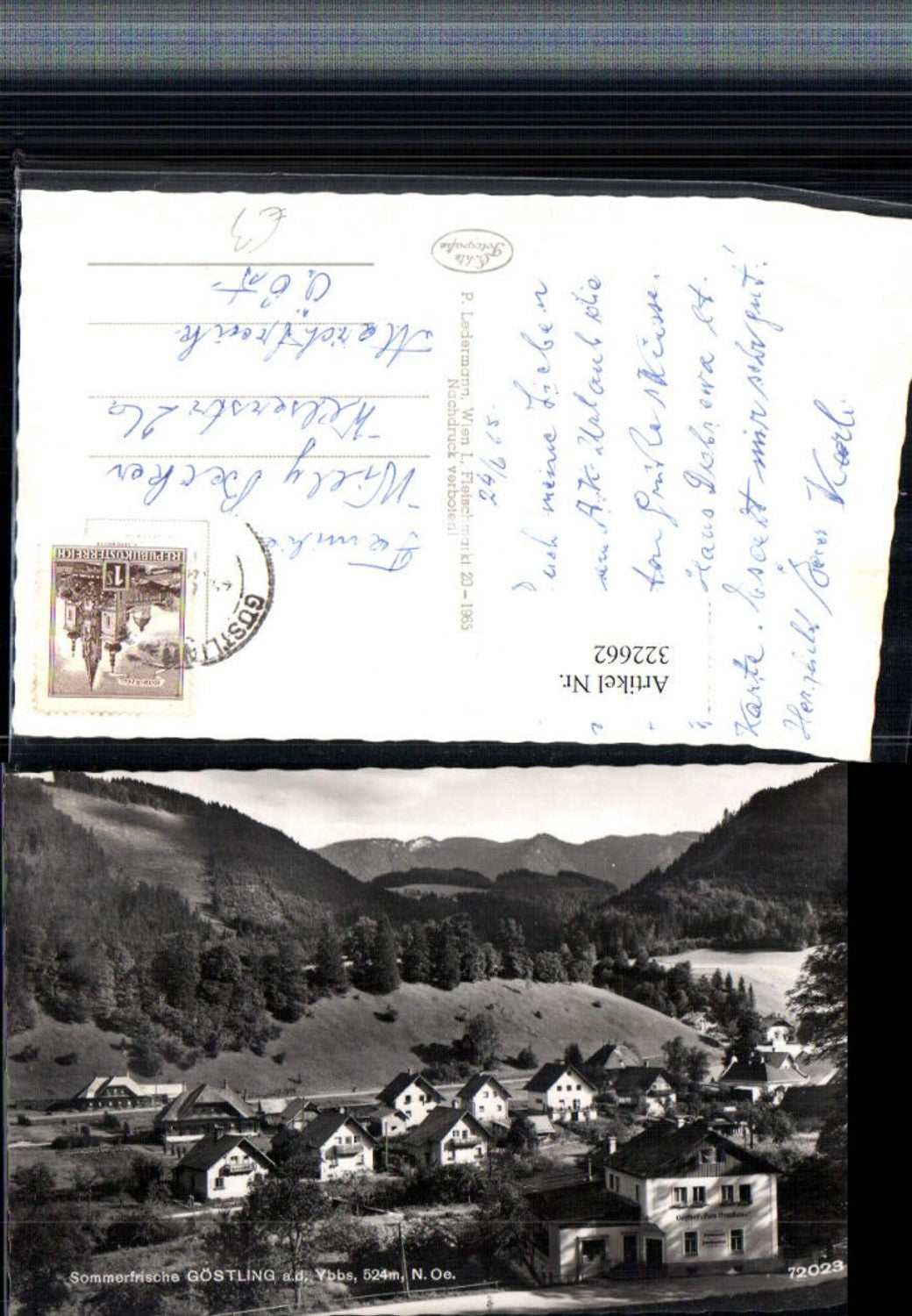 322662,Göstling an d. Ybbs Teilansicht Gasthof zum Brauhaus