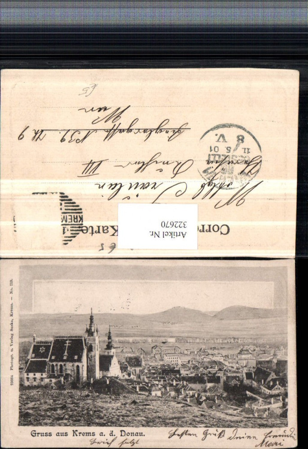 322670,Gruß aus Krems an d. Donau Totale Kirchen