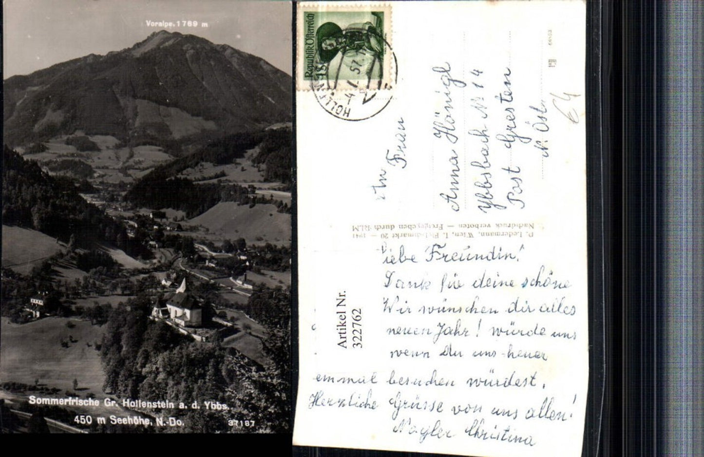 322762, Groß Hollenstein an der Ybbs, total area with foothills