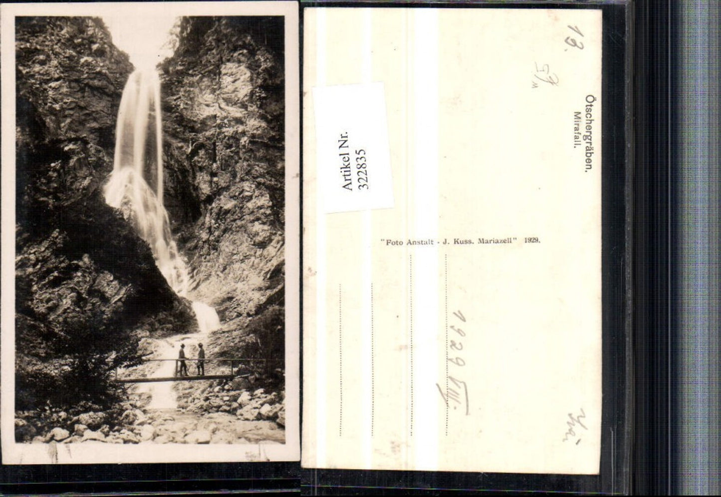 322835,Ötschergräben Mirafall Wasserfall b. Mitterbach