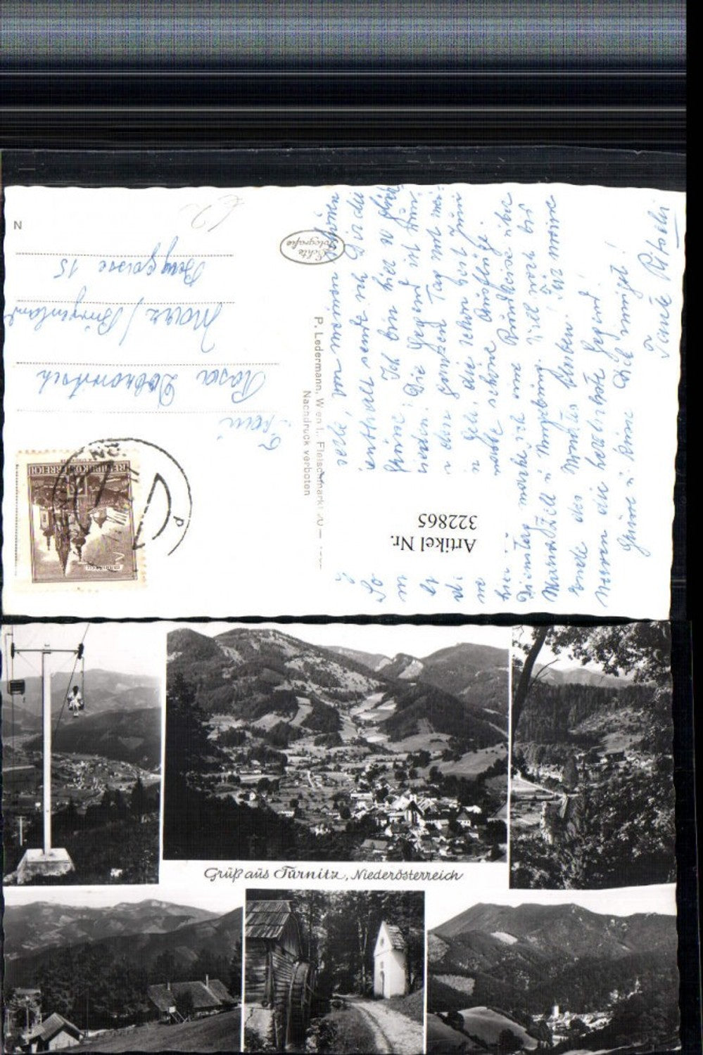 322865,Türnitz Totale Sessellift Mehrbildkarte