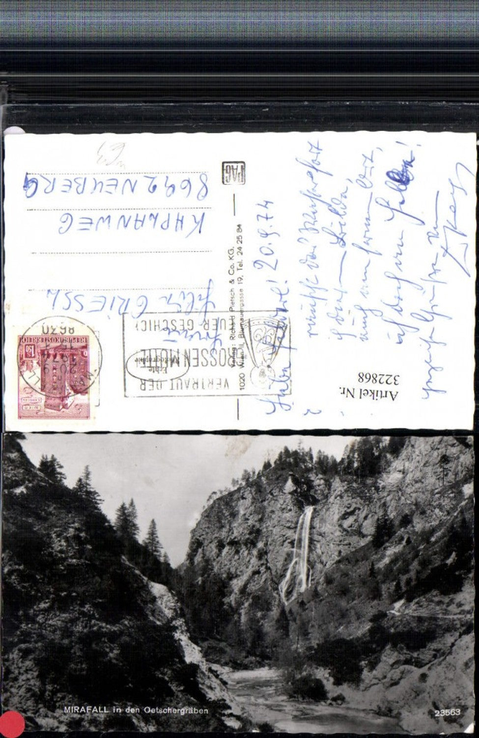 322868,Mirafall Wasserfall in den Ötschergräben b. Mitterbach