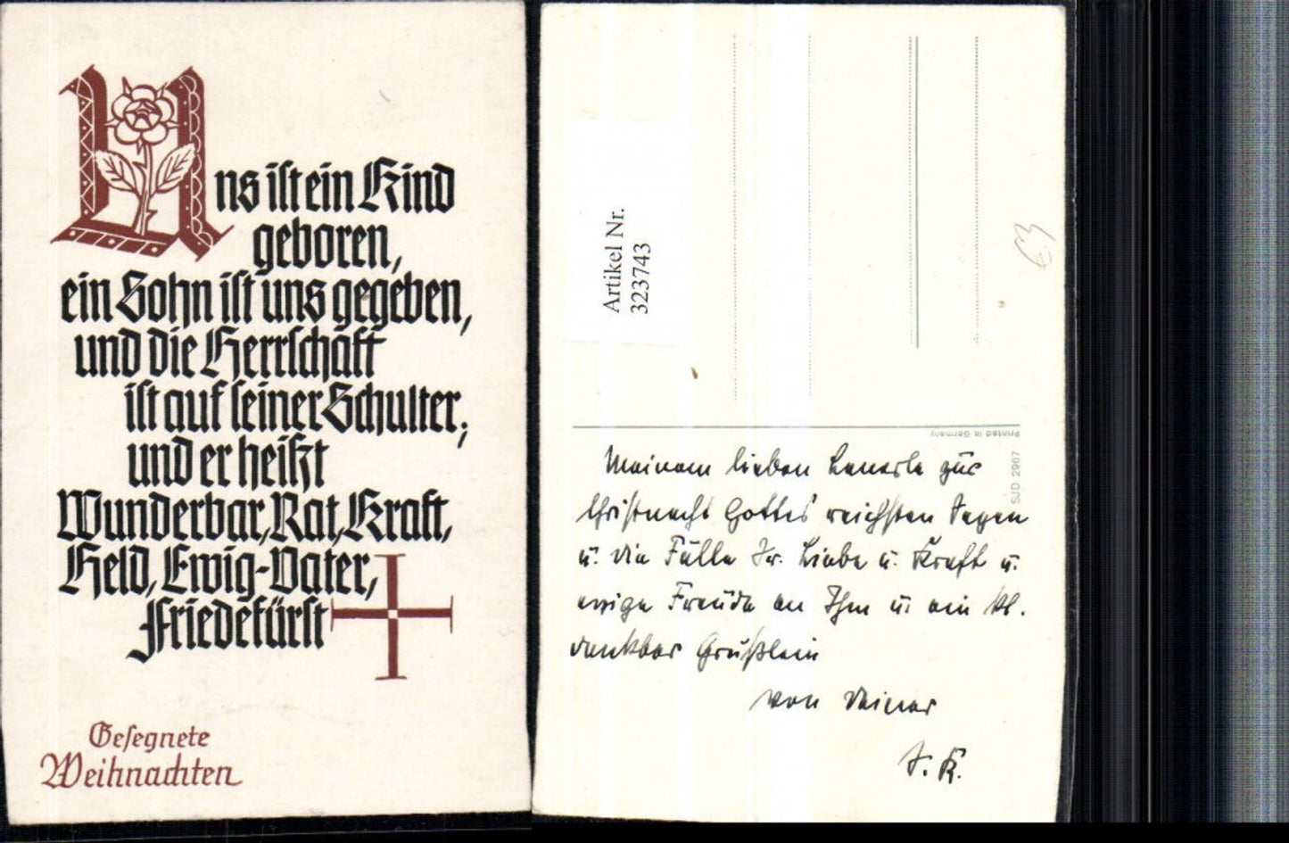 323743, Saying Quote Christmas Cross Rose