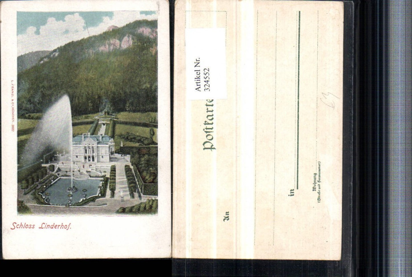 324552,Schloss Linderhof b. Ettal