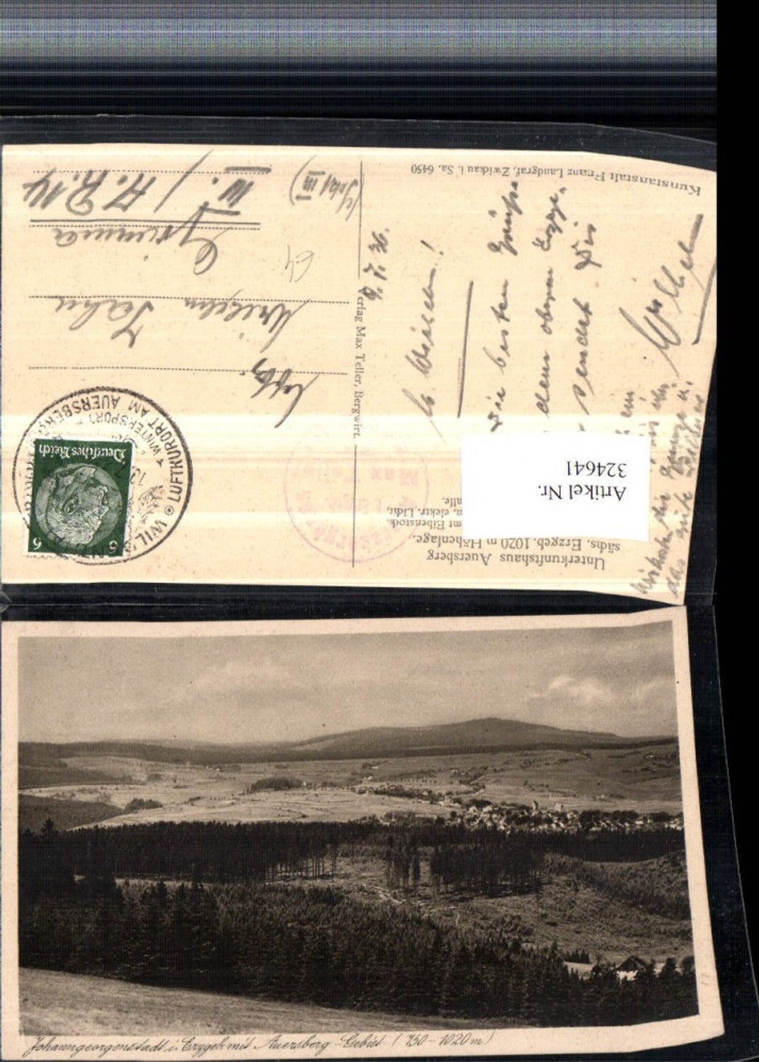 324641,Johanngeorgenstadt im Erzgebirge m. Auersberg Gebiet