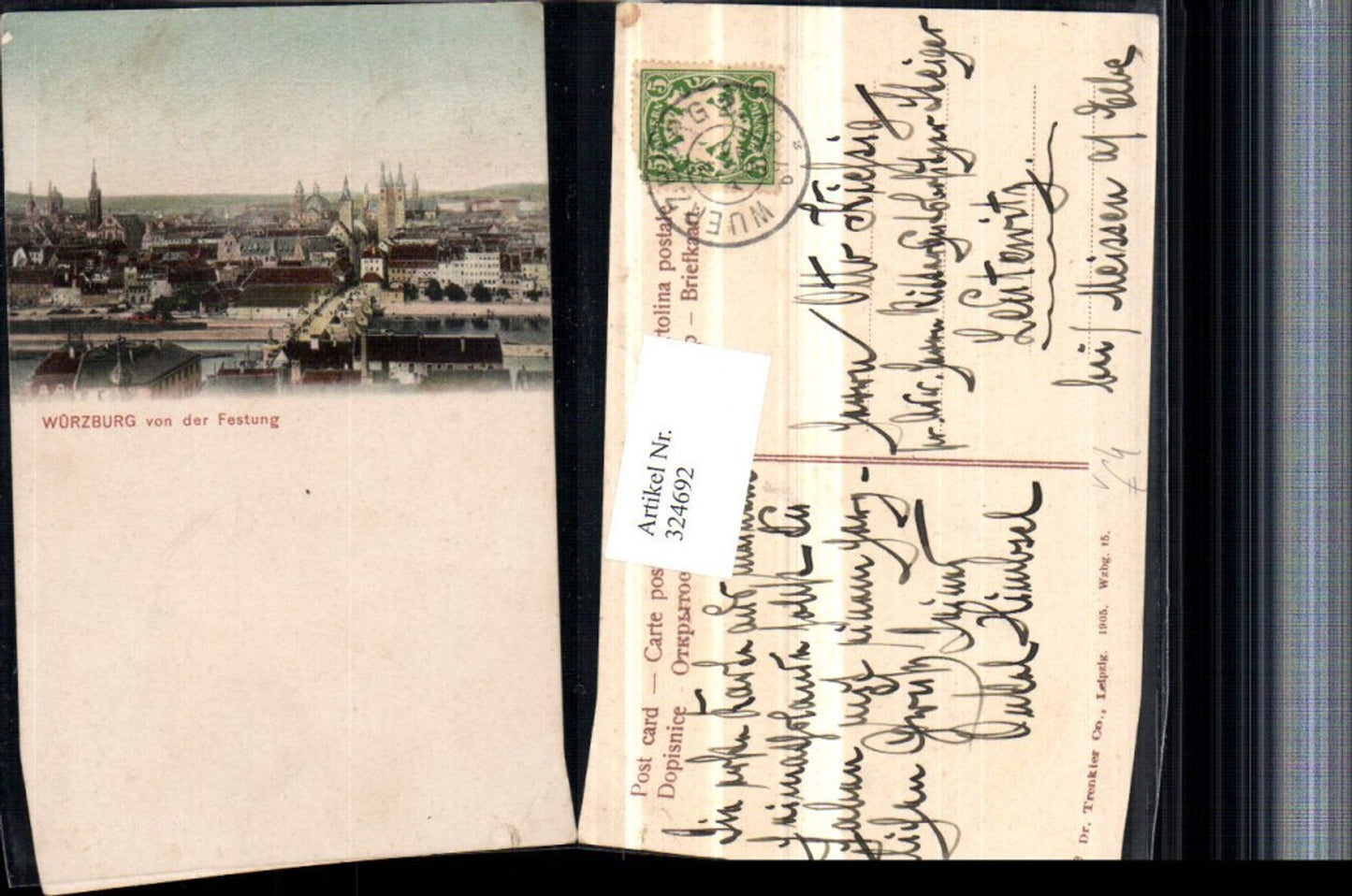 324692,Würzburg Totale von der Festung pub Trenkler & Co
