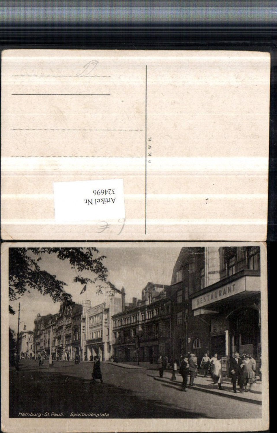 324696,Hamburg St. Pauli Spielbudenplatz Geschäfte Restaurant