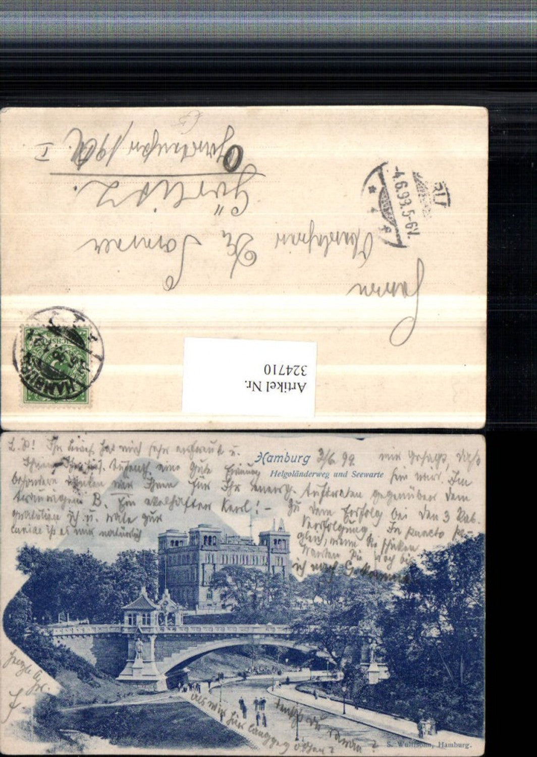 324710,Hamburg Helgoländerweg und Seewarte Brücke
