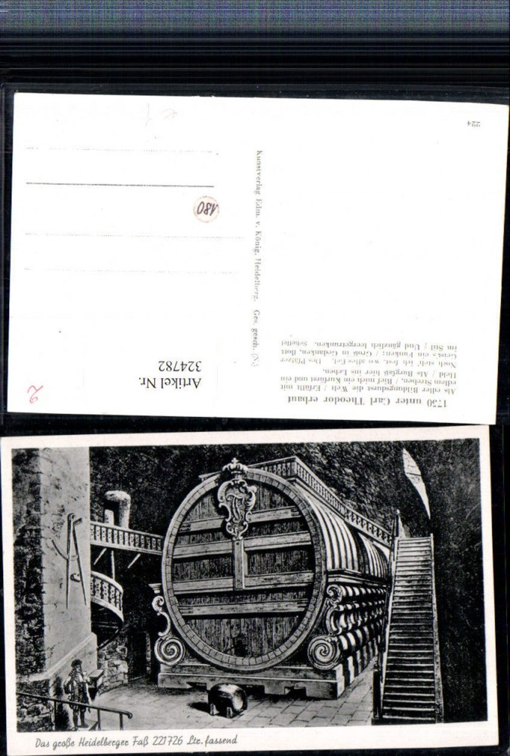 324782,Heidelberg Das große Fass Weinfass