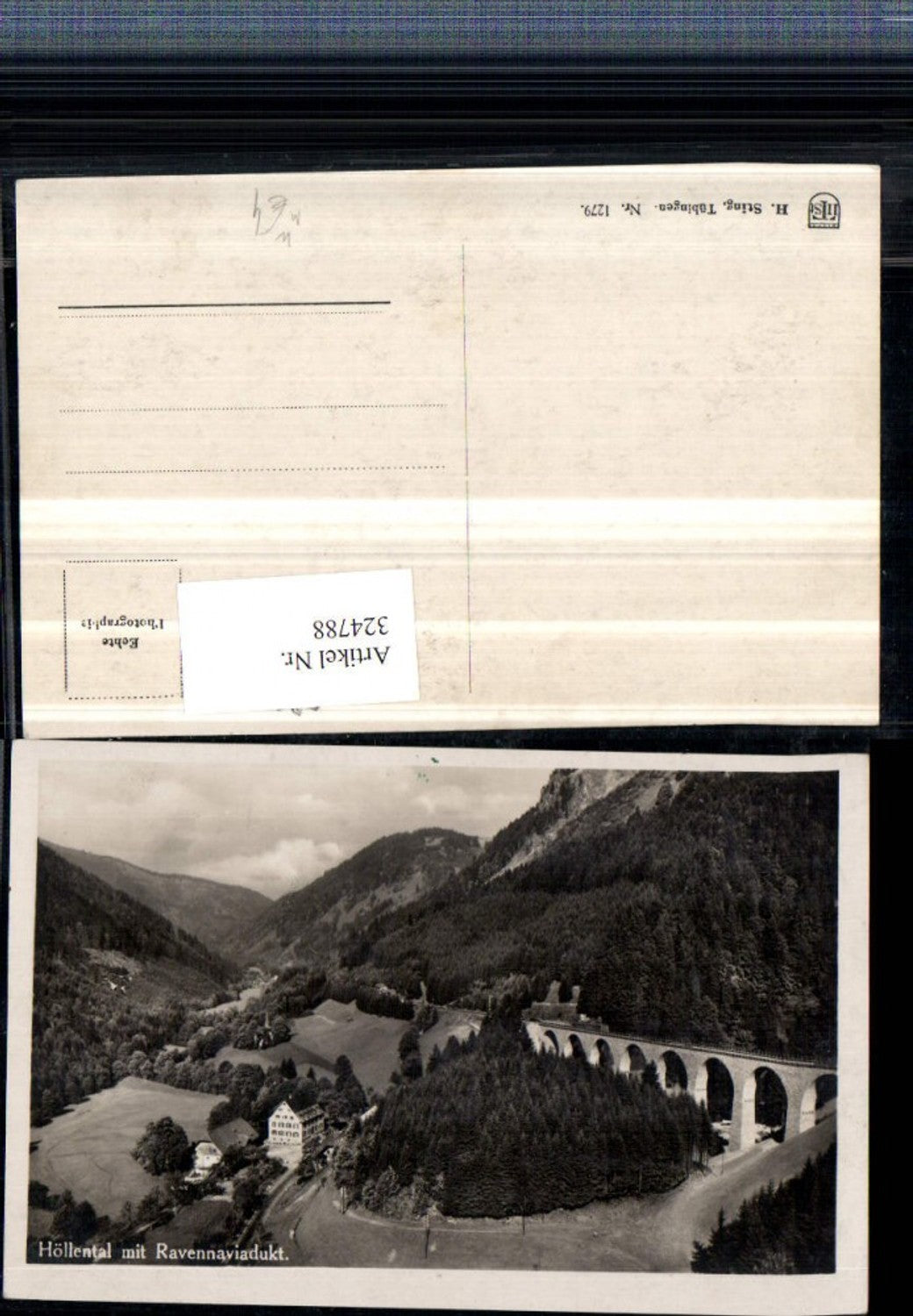 324788,Höllental m. Ravennaviadukt Viadukt Brücke b. Hinterzarten