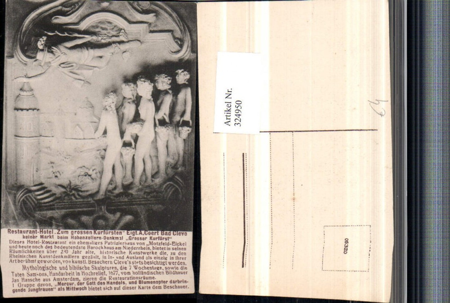 324950,Bad Cleve Kleve Restaurant Hotel zum großen Kurfürsten Text