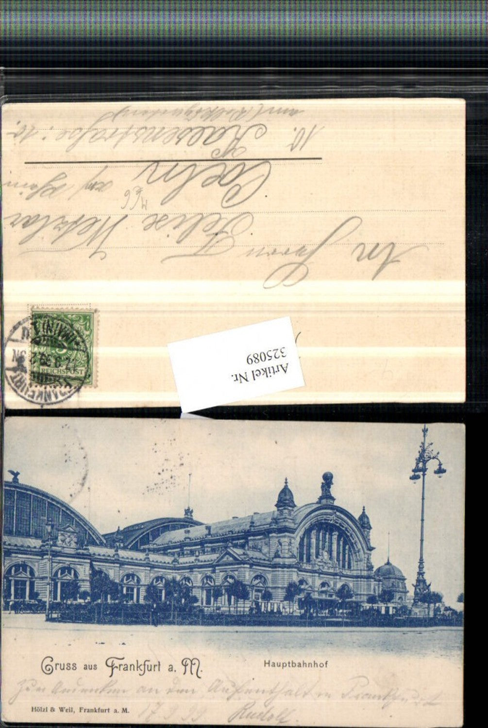 325089,Gruß aus Frankfurt am Main Hauptbahnhof Bahnhof