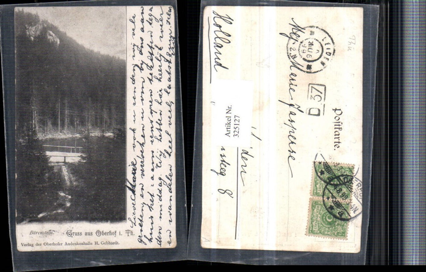 325127, Greetings from Oberhof in Thuringia, Bärenstein