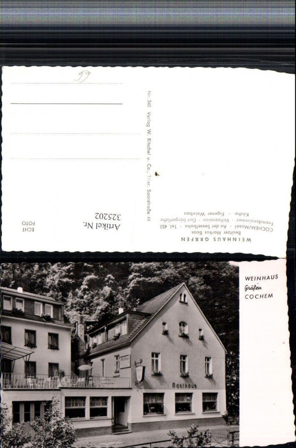 325202,Cochem an d. Mosel Weinhaus Gasthaus Gräfen