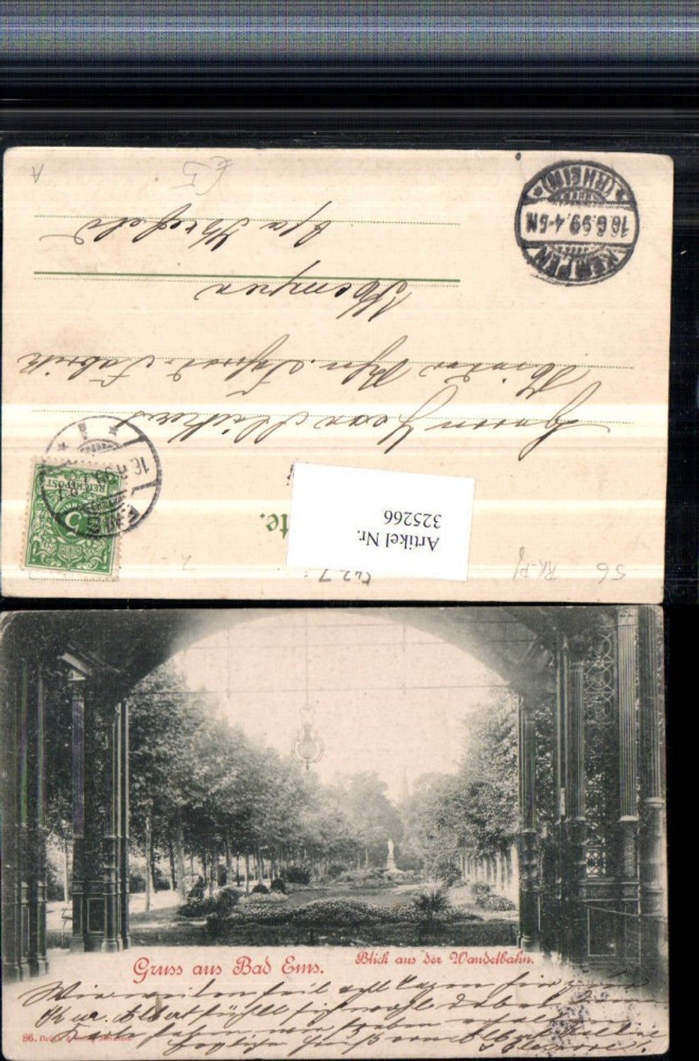 325266,Gruß aus Bad Ems Blick aus der Wandelbahn