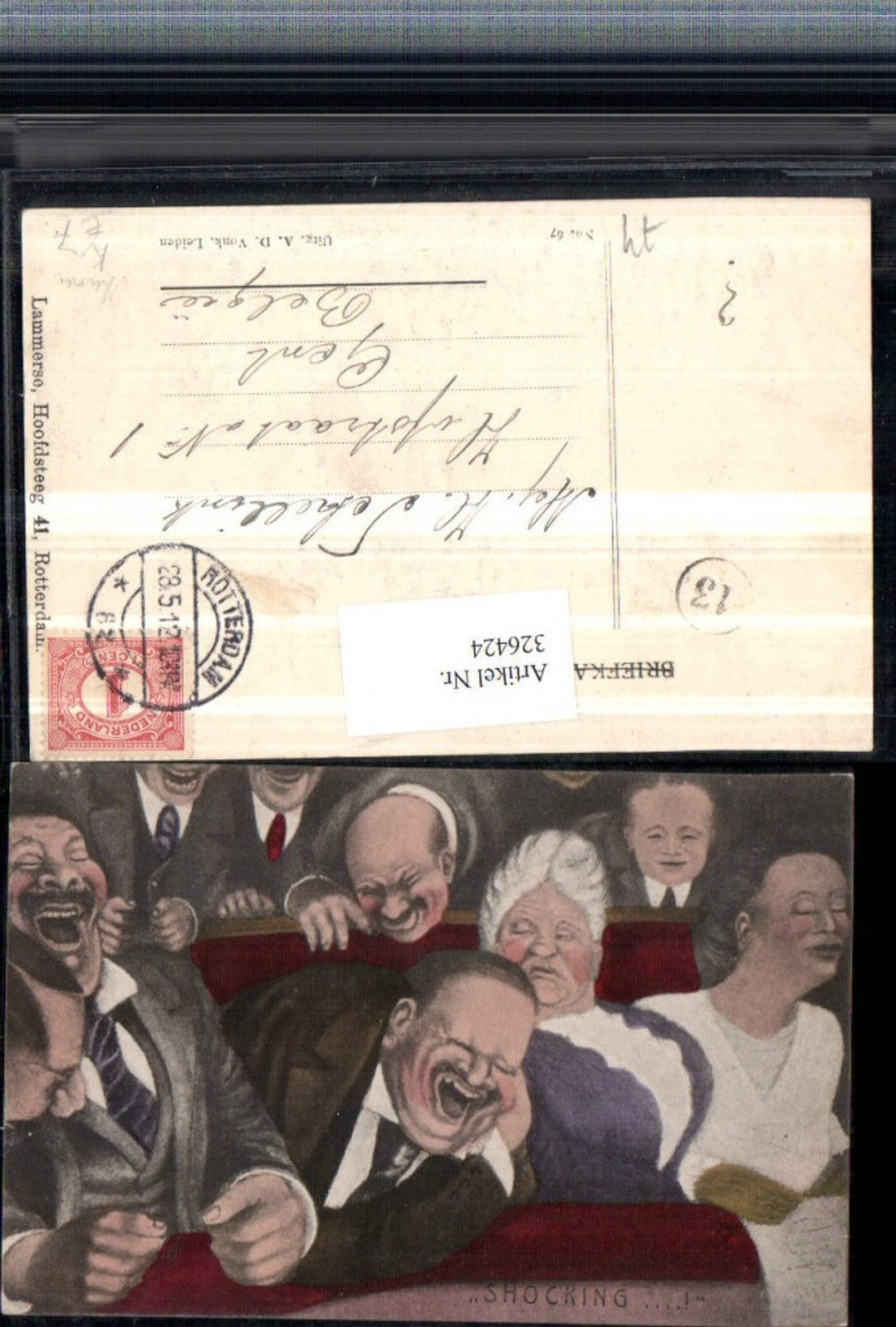 326424,Künstler AK Scherz Humor lachende Männer Gelächter