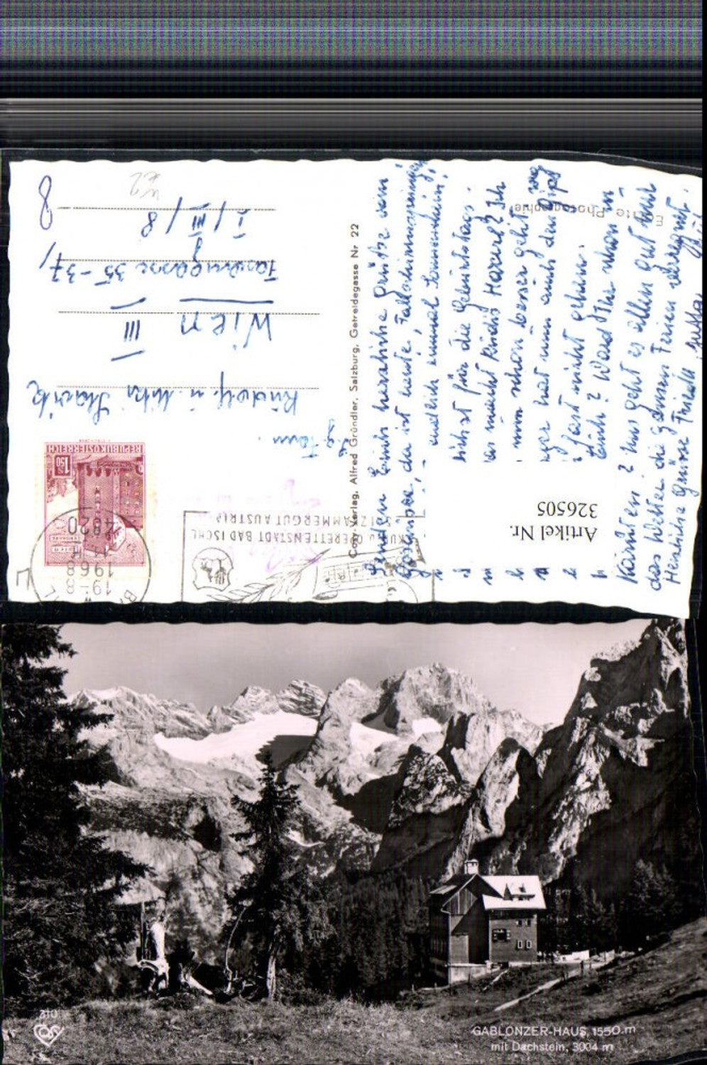 326505,Gablonzer-Haus Berghütte b. Gosau Bergkulisse pub Cosy 310