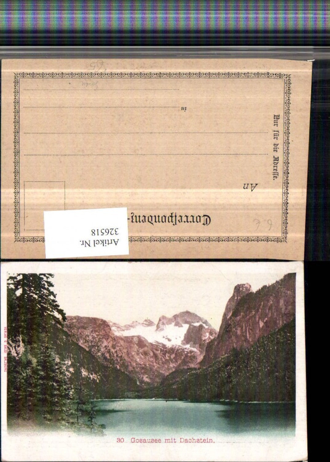 326518,Gosausee See b. Gosau m. Dachstein Bergkulisse pub G. Baldi