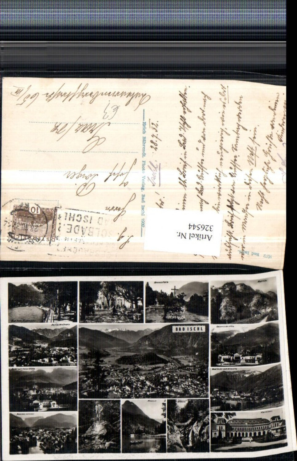 326544,Bad Ischl Totale Kaiservilla Kurhaus Kreuzstein Esplanade Mehrbildkarte