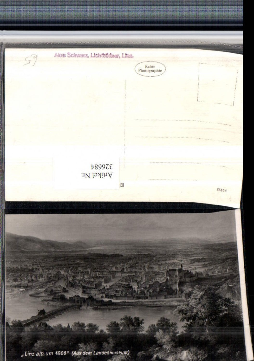 326684,Künstler AK Linz an d. Donau Totale um 1600