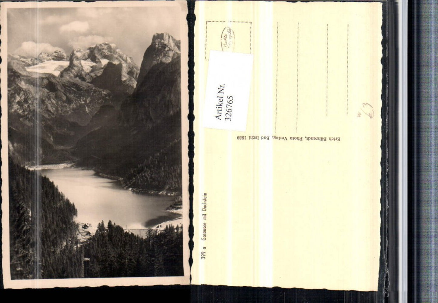 326765,Gosausee See b. Gosau m. Dachstein Bergkulisse