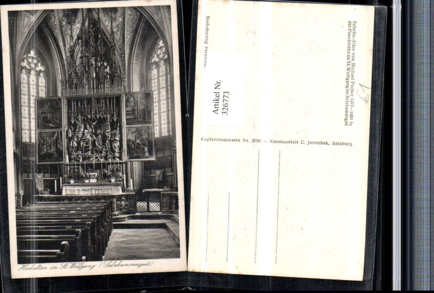 326773,St. Wolfgang Kirche Innenansicht Hochaltar