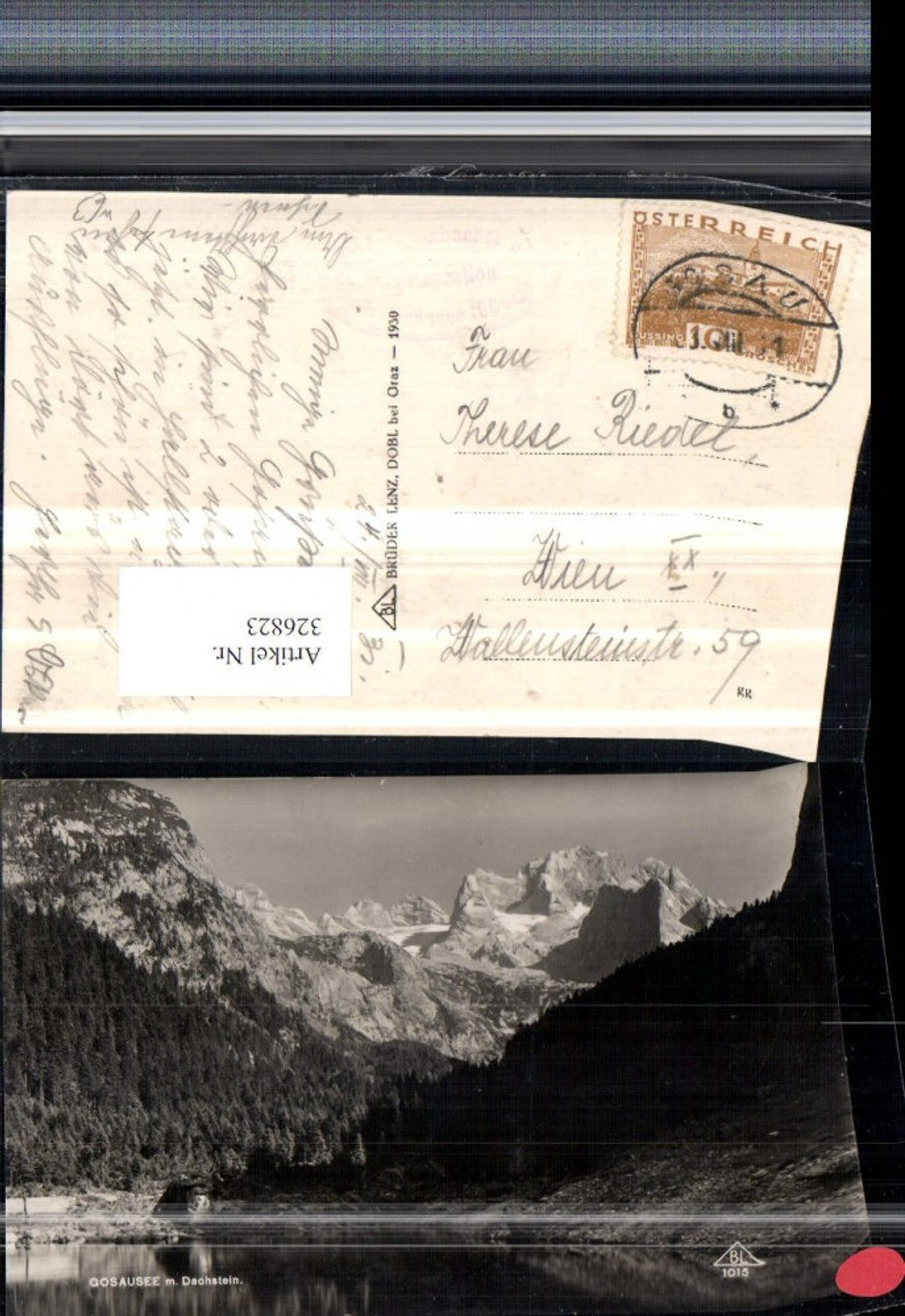 326823,Gosausee See b. Gosau m. Dachstein Bergkulisse