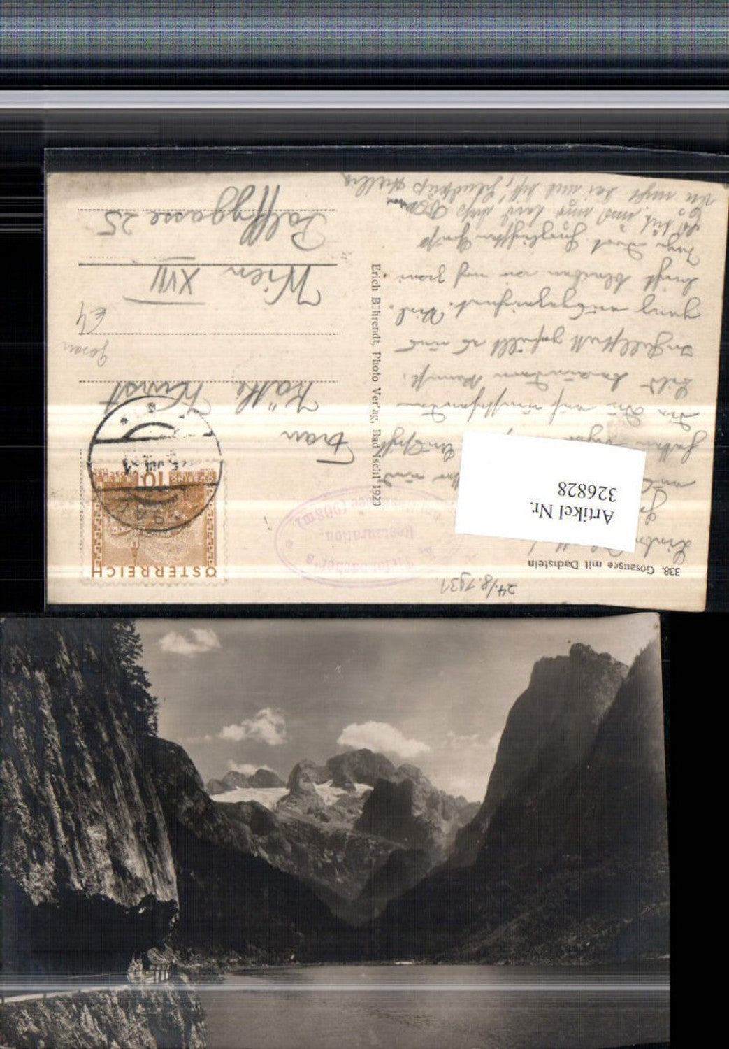 326828,Gosausee See b. Gosau m. Dachstein Bergkulisse