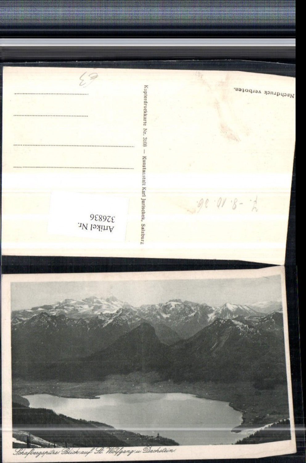 326836,Schafbergspitze Blick auf St. Wolfgang u. Dachstein Bergkulisse