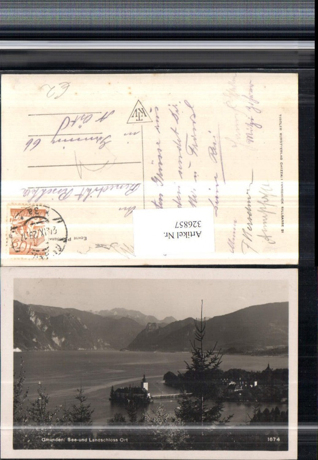 326857,Gmunden See- und Landschloss Ort Orth Bergkulisse