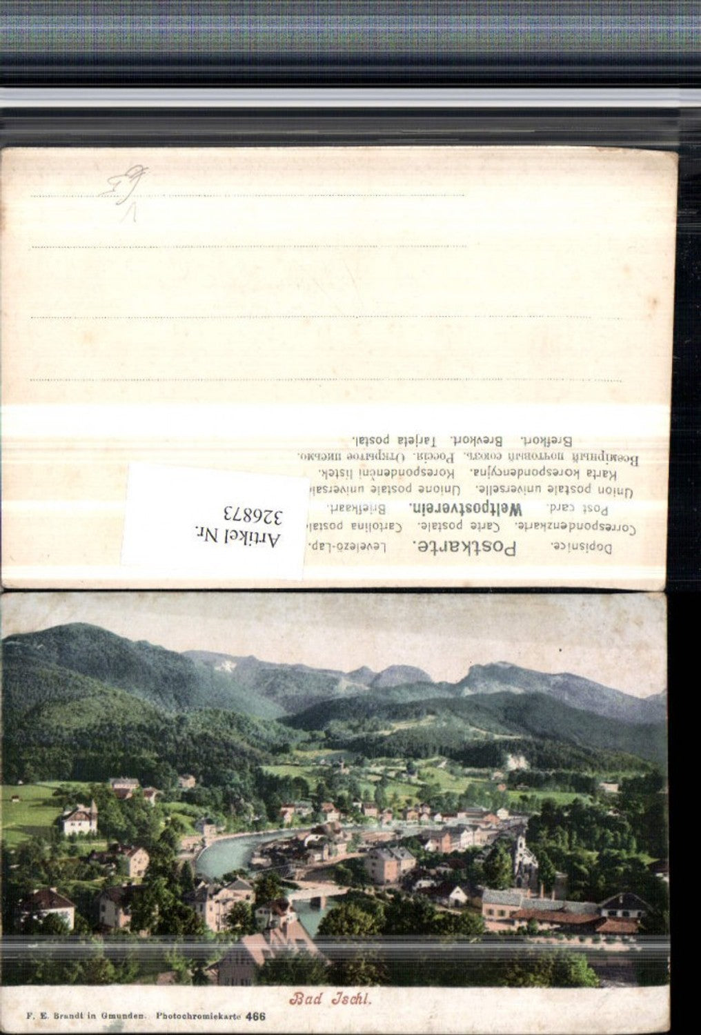 326873,Bad Ischl Totale pub F. E. Brandt 466