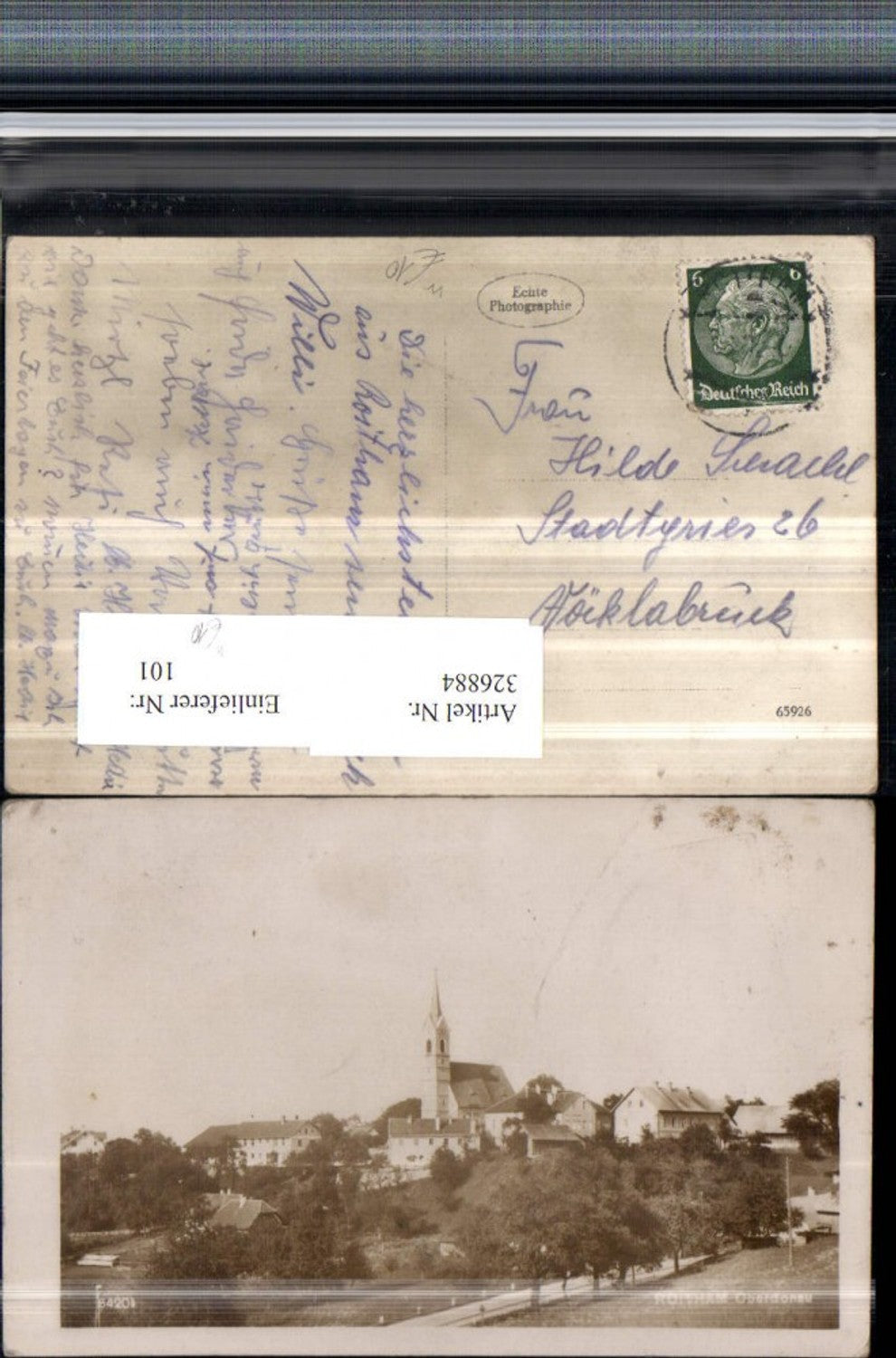 326884,Roitham Teilansicht Kirche