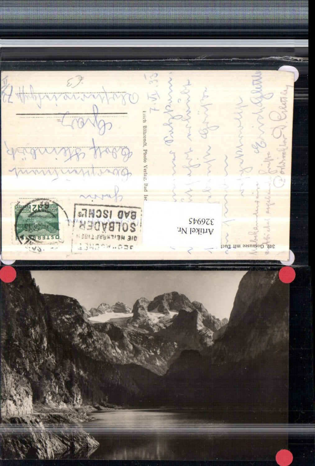 326945,Gosausee See b. Gosau m. Dachstein Bergkulisse