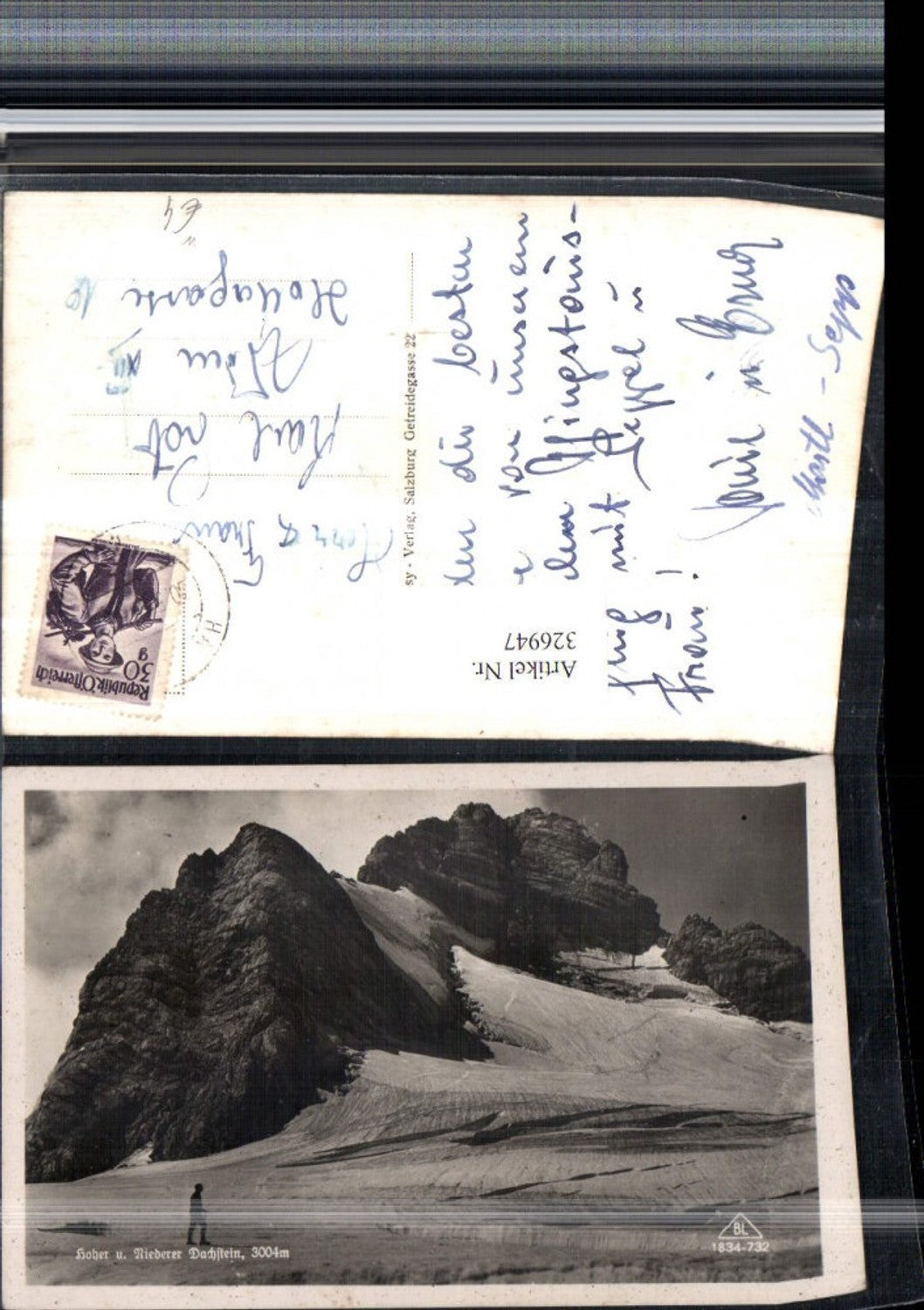 326947,Hoher u. Niederer Dachstein b. Gosau Hallstatt