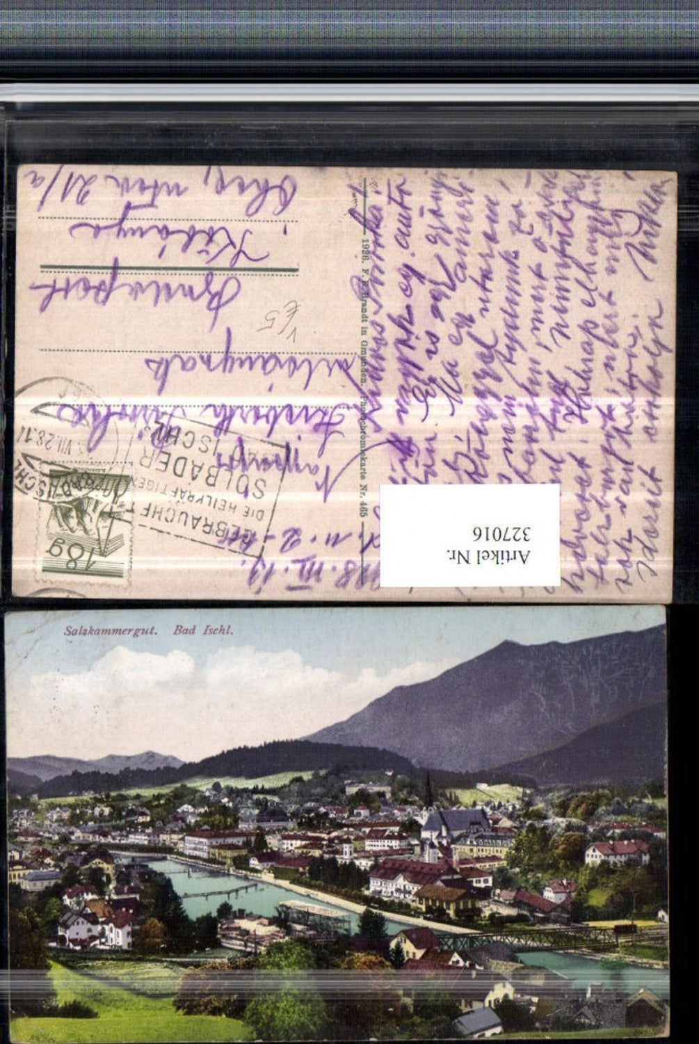 327016,Bad Ischl Totale pub F. E. Brandt 465
