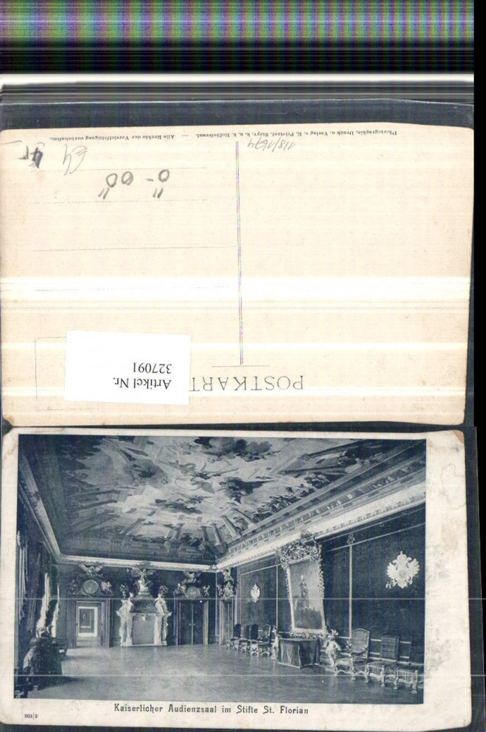 327091,Stift St. Florian Kaiserlicher Audienzsaal Innenansicht