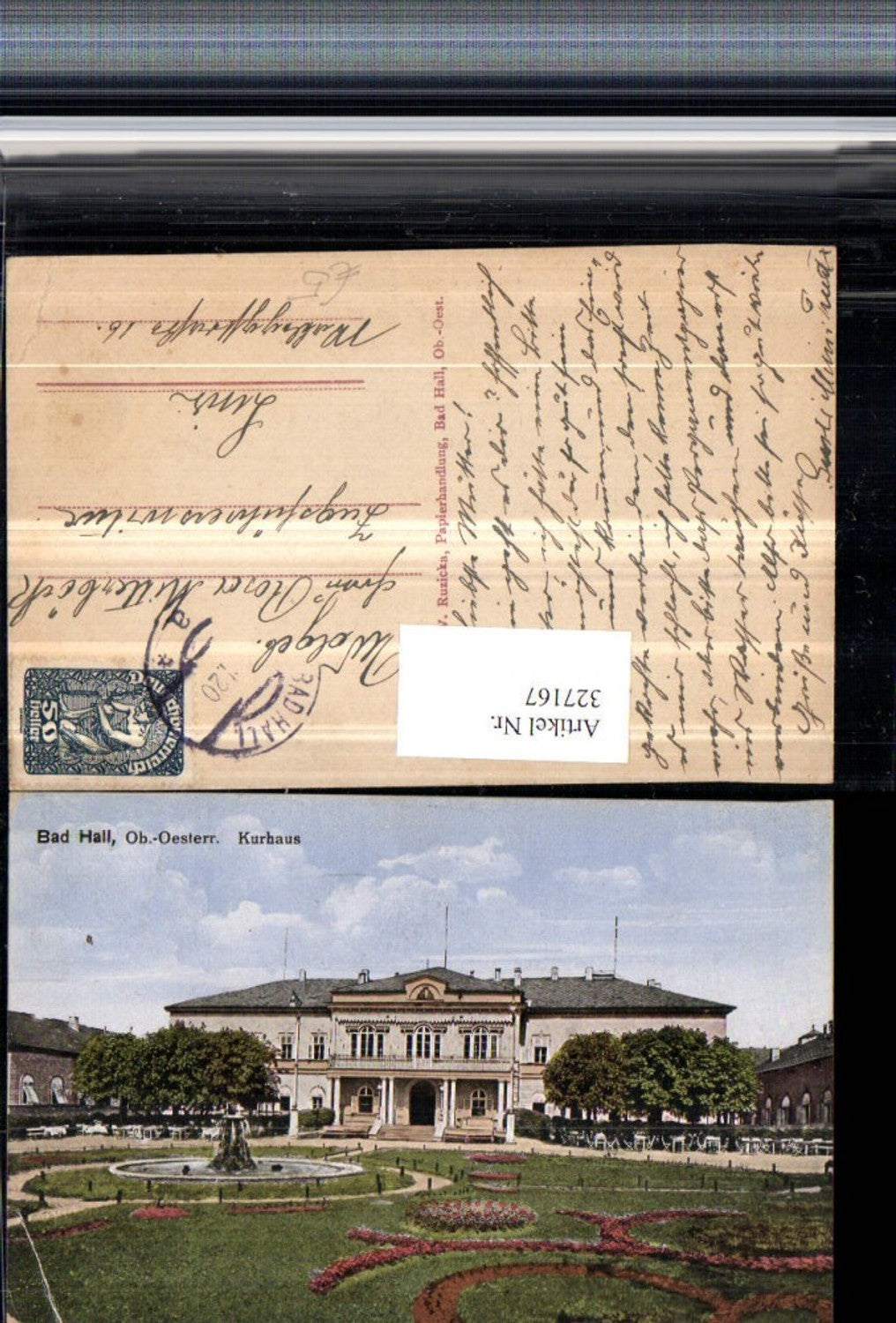 327167,Bad Hall Kurhaus Springbrunnen