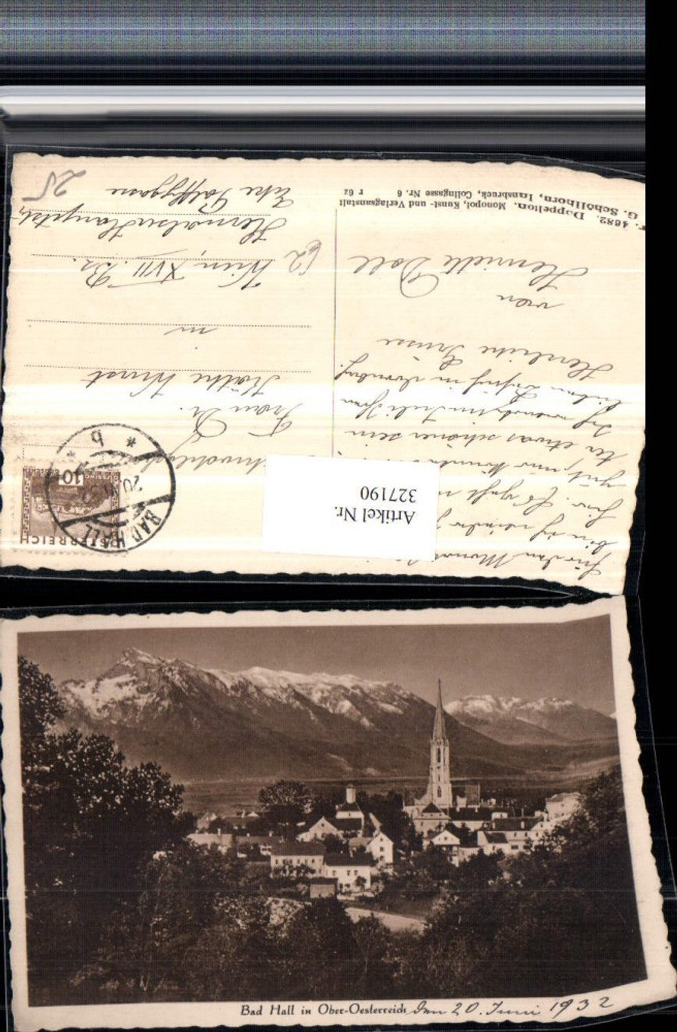 327190,Bad Hall Totale Bergkulisse