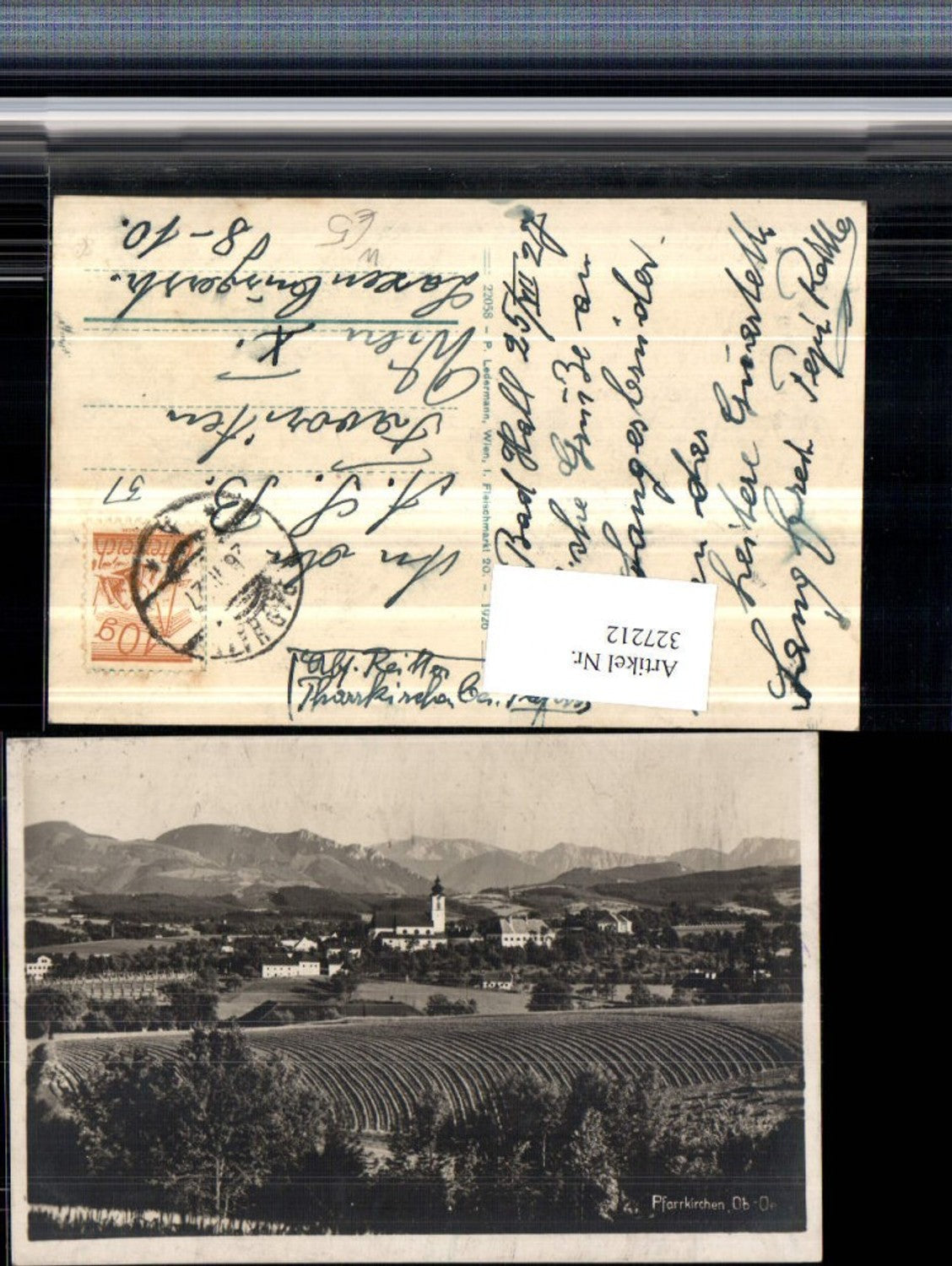 327212,Pfarrkirchen b. Bad Hall Totale Bergkulisse