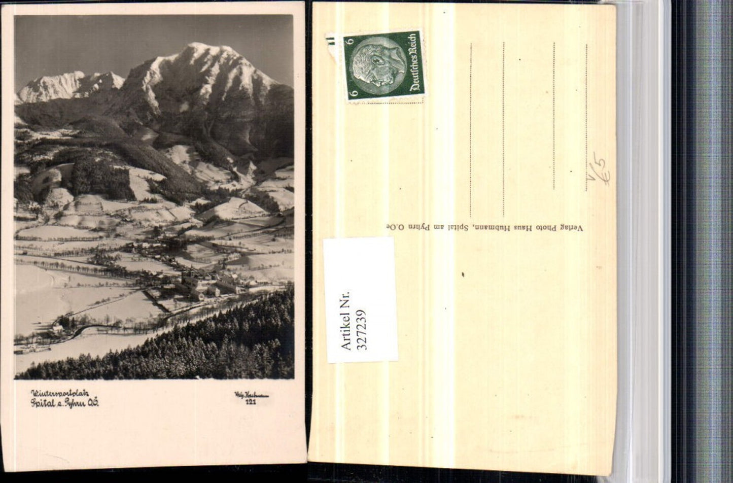 327239,Spital am Pyhrn Totale Bergkulisse Winterbild pub Foto Hubmann 121