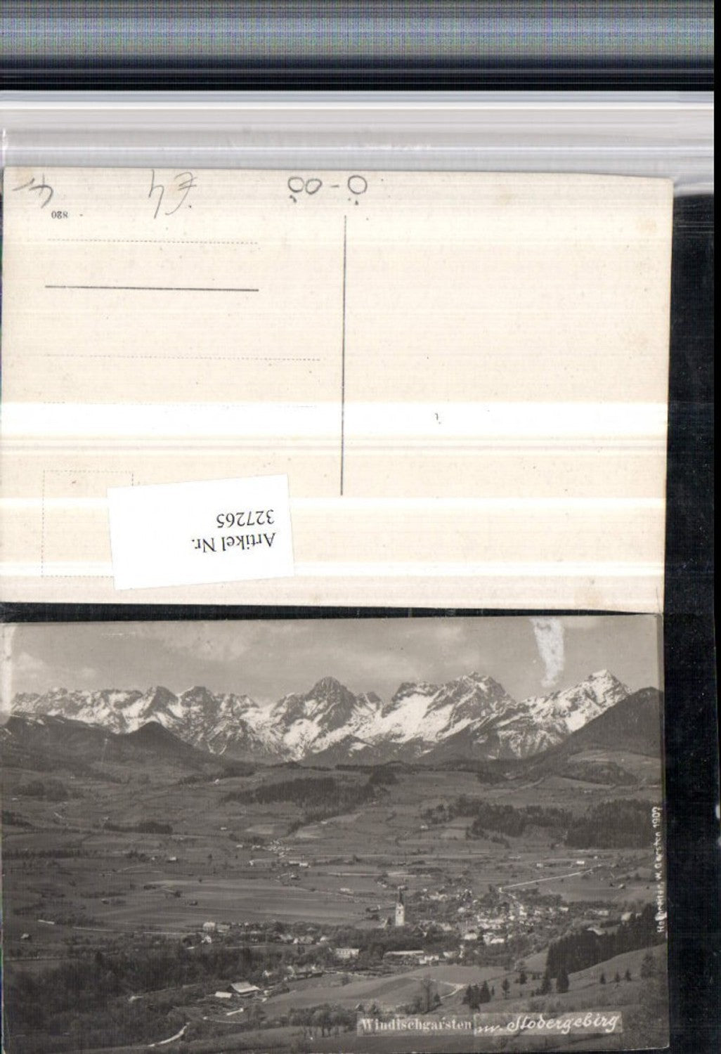 327265,Windischgarsten Totale m. Stodergebirge Bergkulisse
