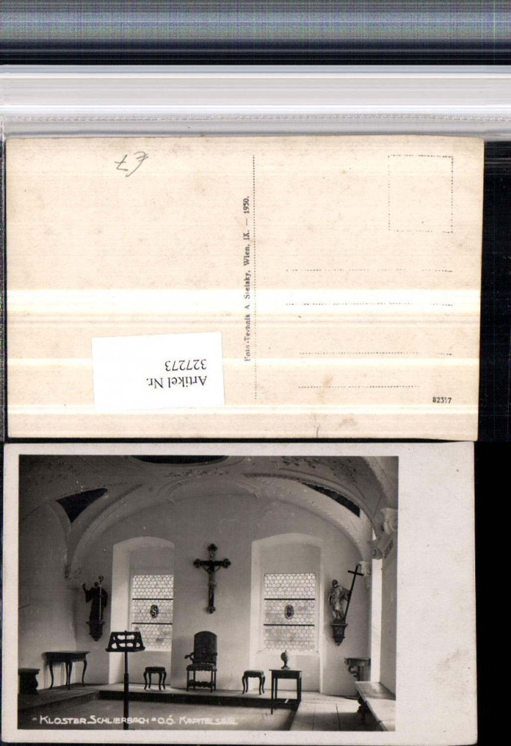 327273,Schlierbach Kloster Kapitelsaal Innenansicht