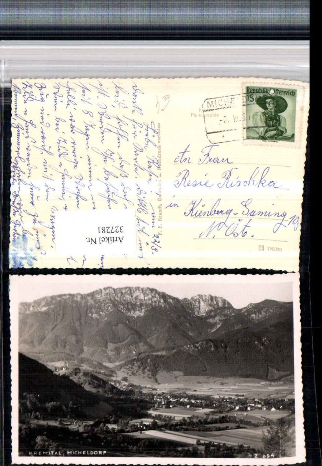 327281,Micheldorf im Kremstal Totale Bergkulisse