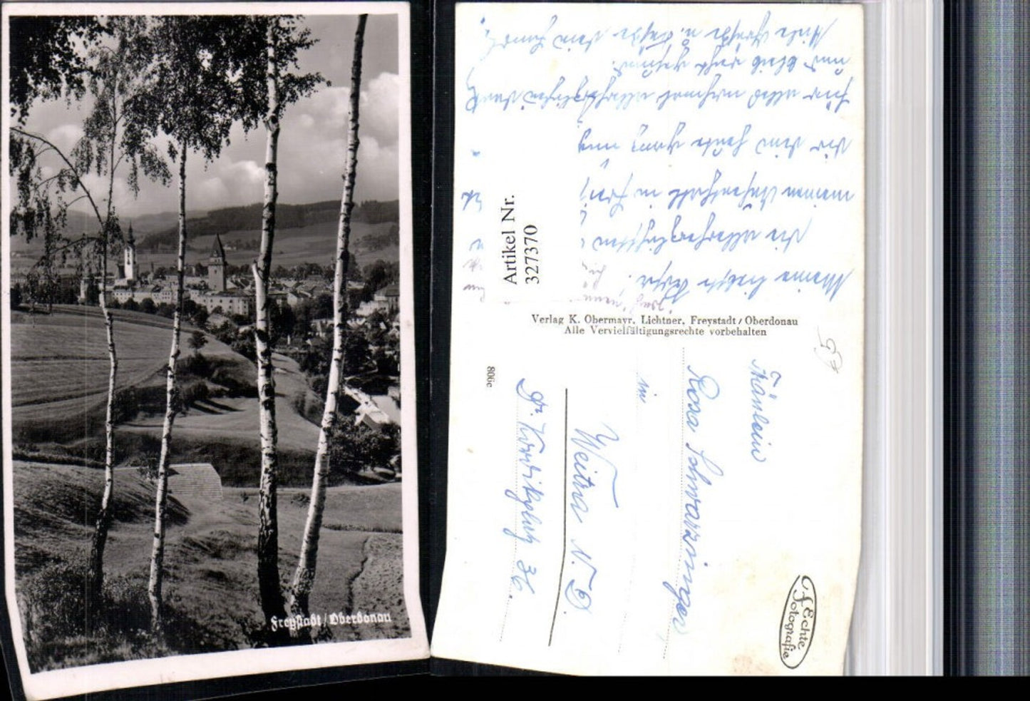 327370,Blick auf Freystadt Freistadt Totale