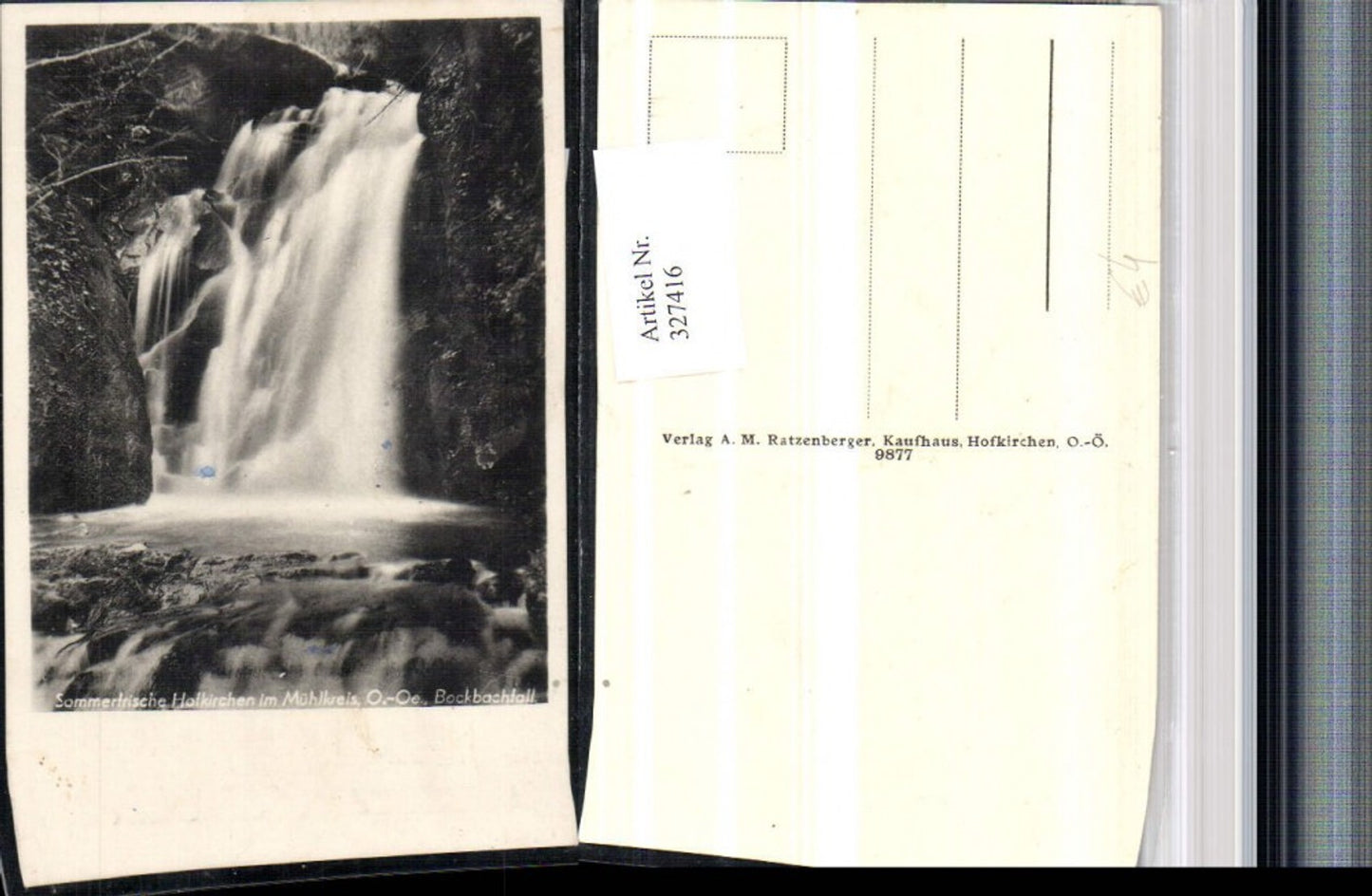 327416, Hofkirchen im Mühlkreis Bockbachfall Waterfall