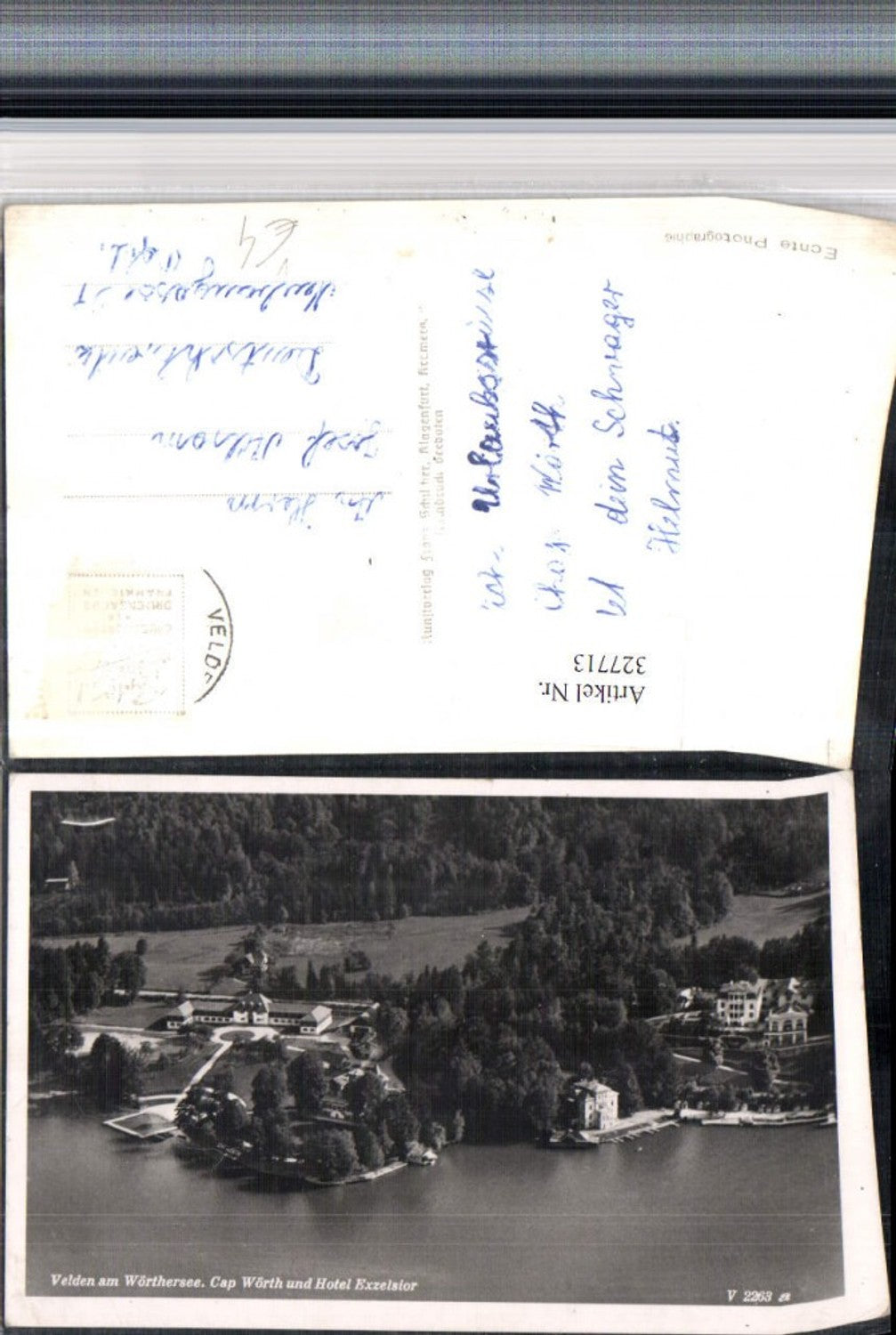 327713,Velden am Wörthersee Cap Wörth u. Hotel Exzelsior pub Franz Schilcher 2263