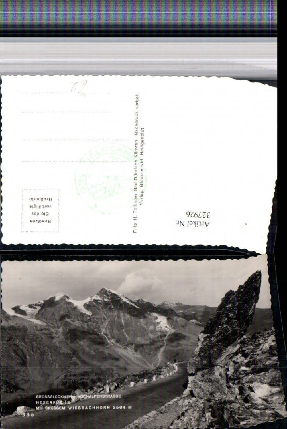 327926,Großglockner Hochalpenstraße Hexenküche m. Wiesbachhorn b. Fusch