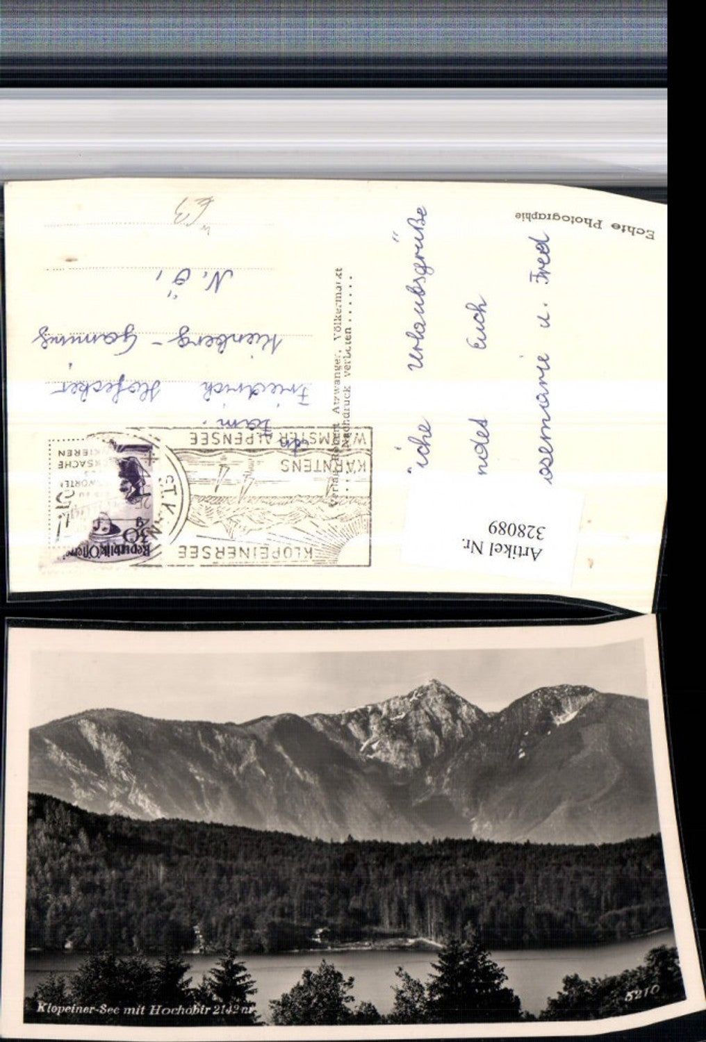 328089,Klopeiner-See b. St. Kanzian m. Hochobir Bergkulisse