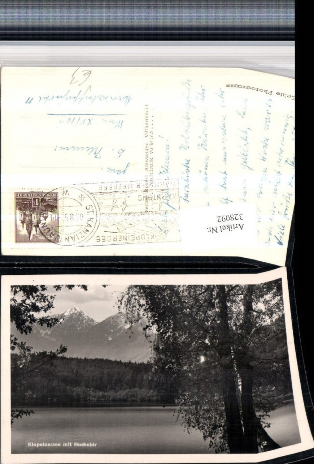 328092,Klopeinersee b. St. Kanzian m. Hochobir Bergkulisse pub Robert Atzwanger